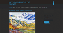 Desktop Screenshot of katewood-artist.com