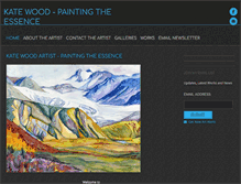 Tablet Screenshot of katewood-artist.com